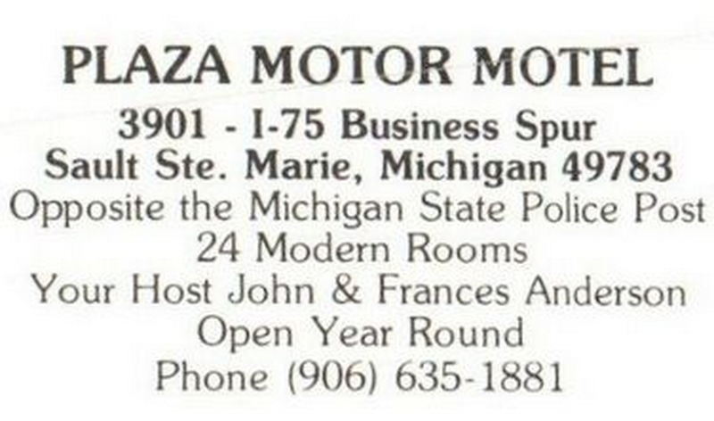 Plaza Motor Motel - Vintage Postcard (newer photo)
